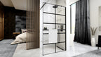 Shower screen Rea Bler-1 70 + shelf and hanger EVO  3