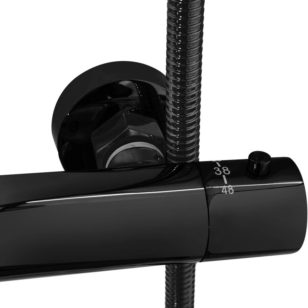 Termostatická sprchová sada Lungo Black  Metallic  3