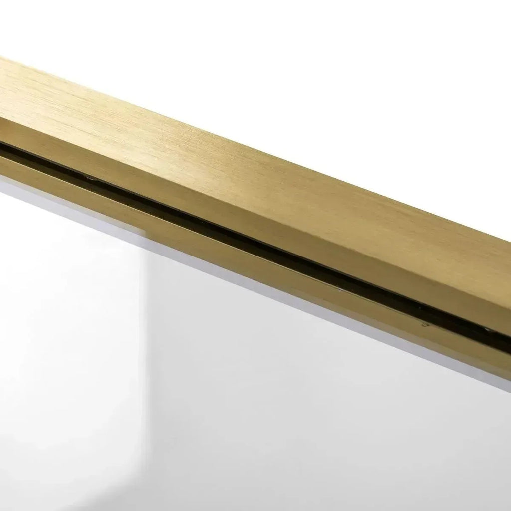 Sprchovací kút Rea Atlas 90x90 Brush Gold Ľavá 3