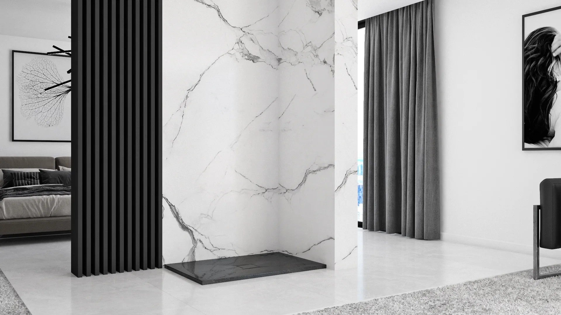 Sprchová Vanička Rea Stone 90 x 120  3