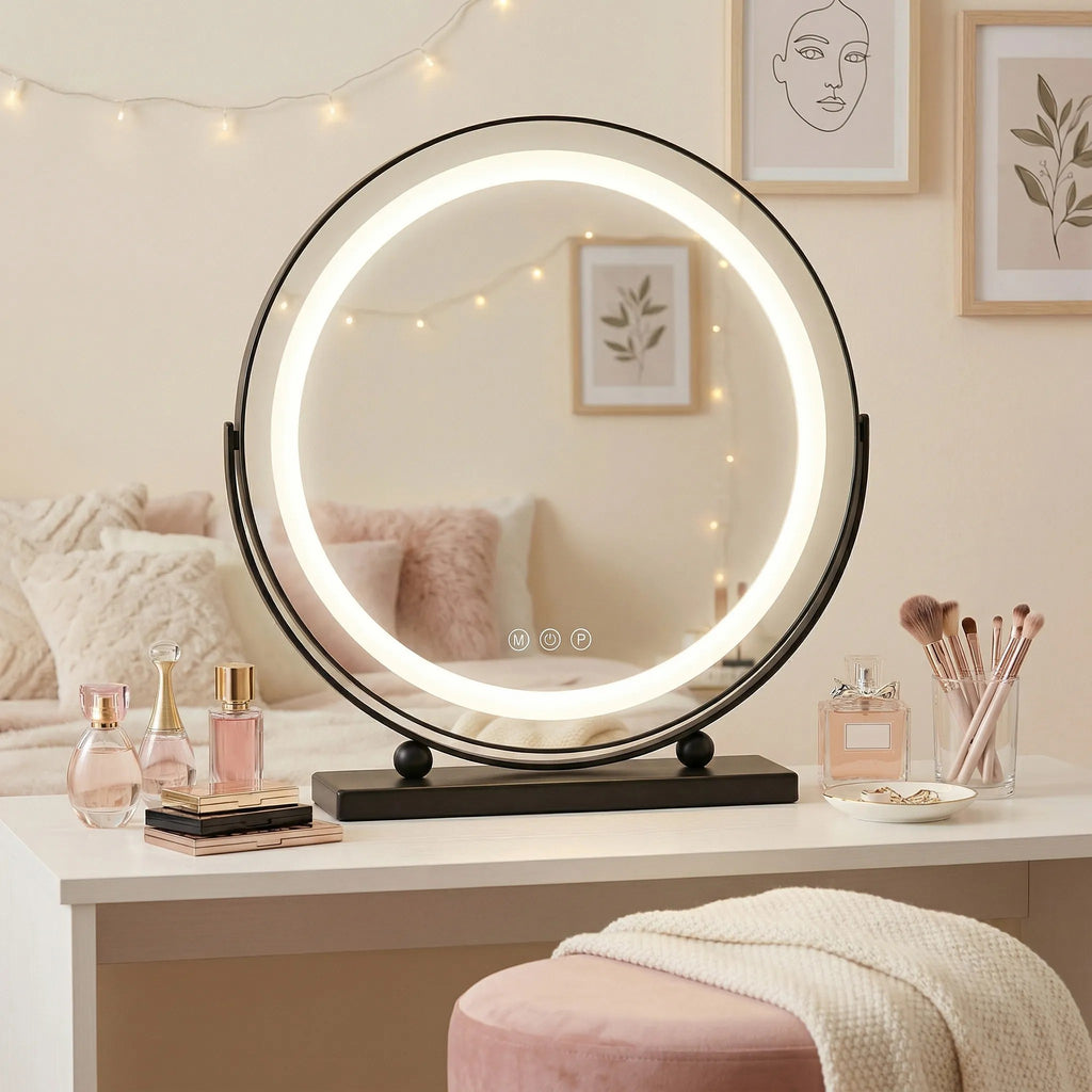 Zrkadlo LED MAKE-UP Black 40 cm  3