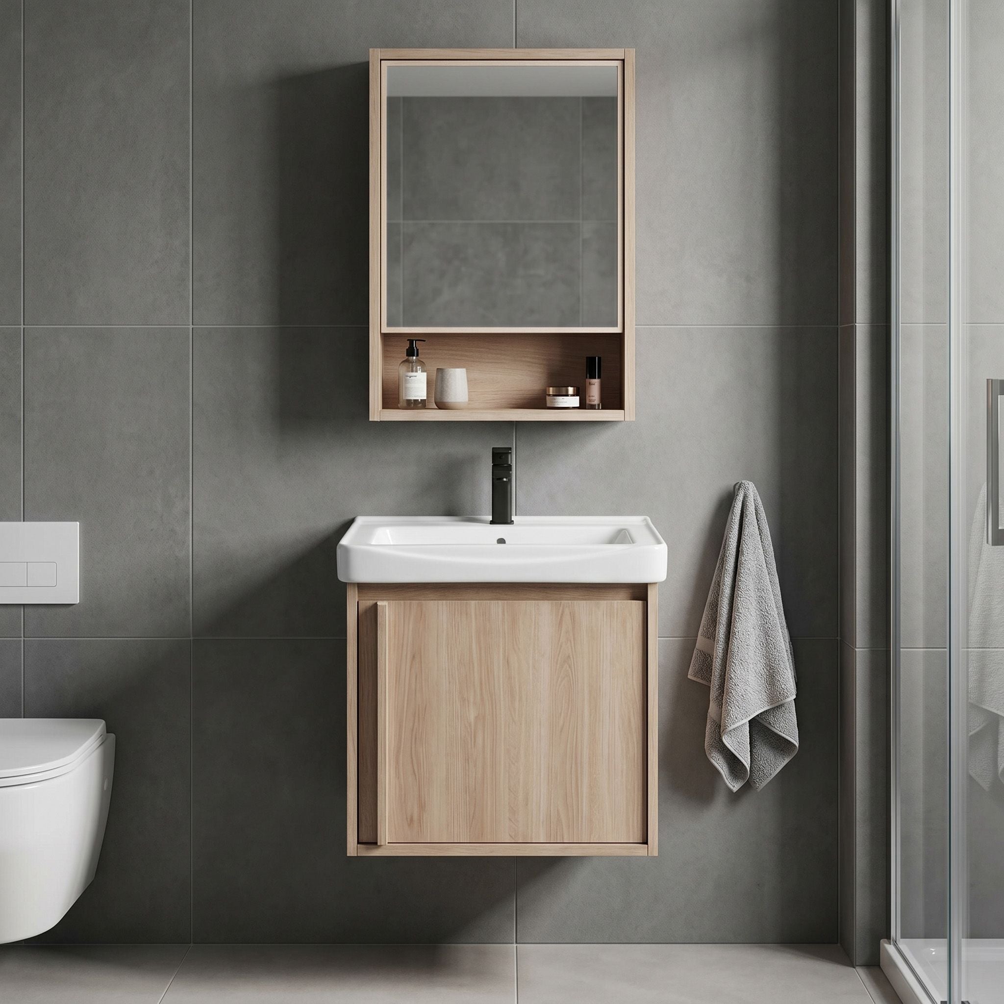 Súprava kúpeľňového nábytku s umývadlom Gama T25023 BXM 50CM  1