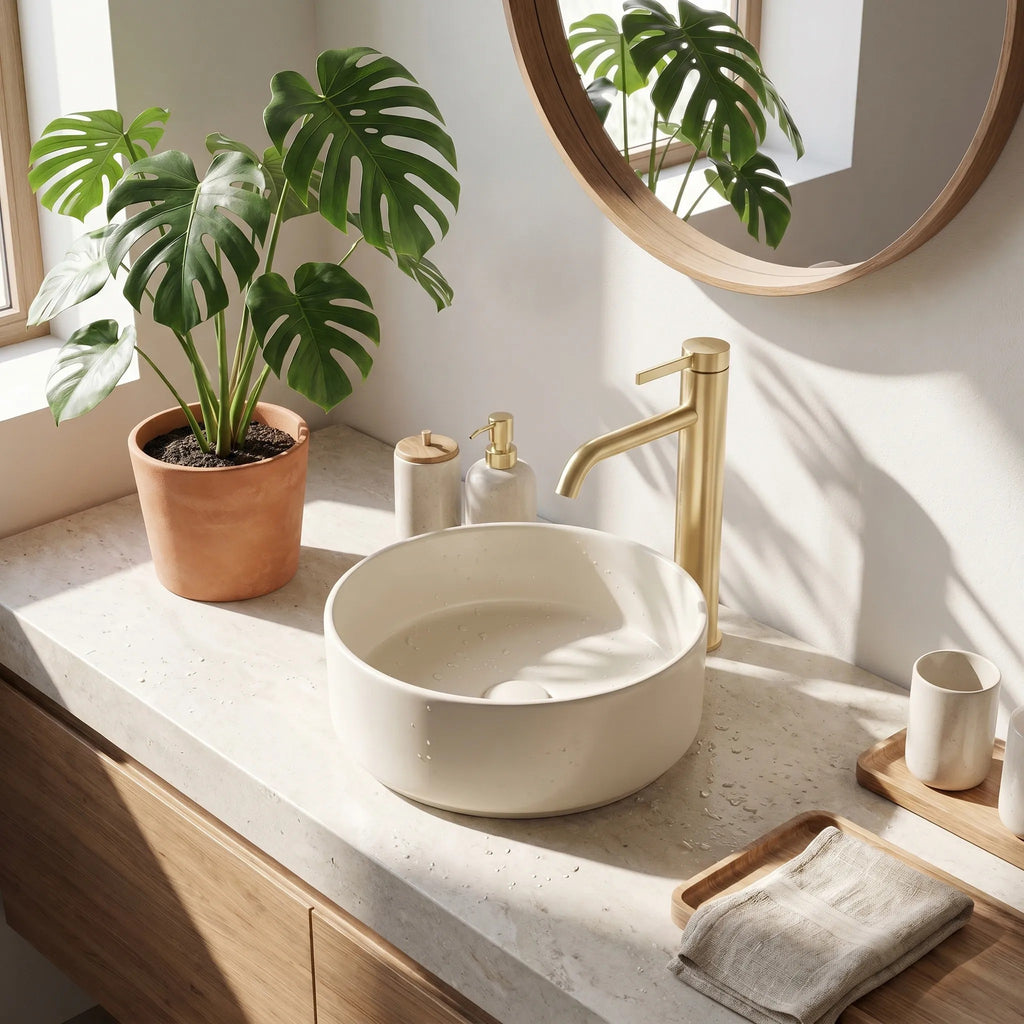 Kúpeľňová batéria Rea Rivo Brush Gold  4