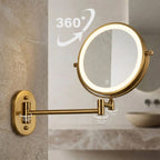 Zrkadlo LED Glow Old Gold  4