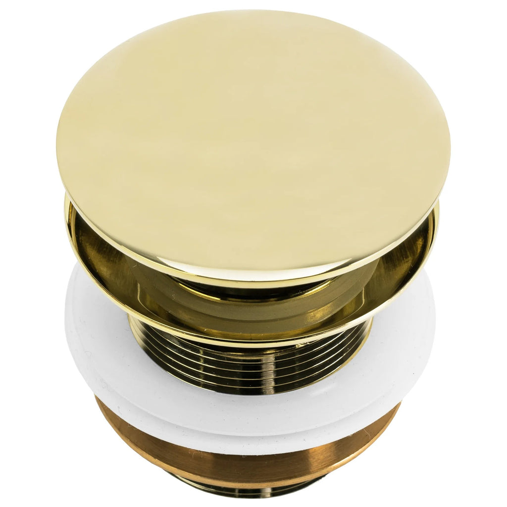 Univerzálny vaňový výpust REA Click-clack Gold 6cm  4