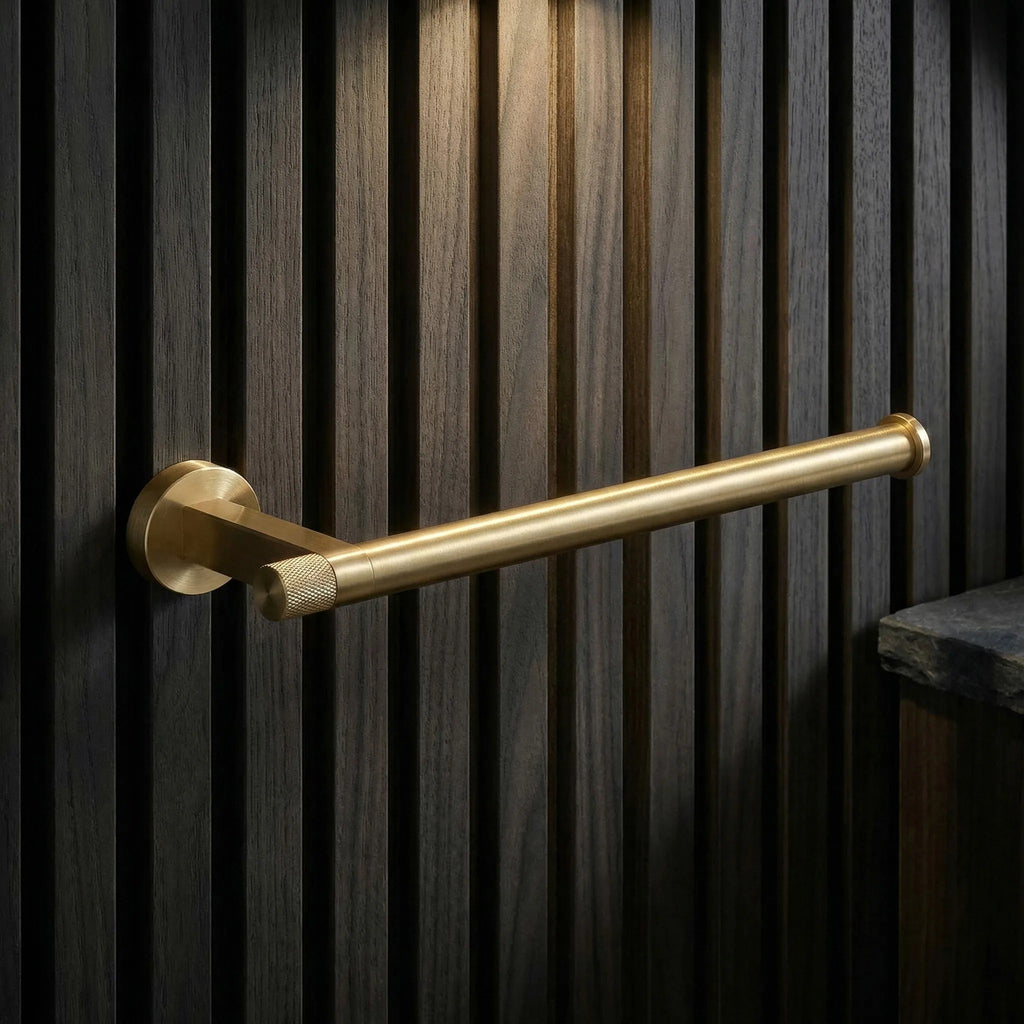Kúpeľňový vešiak 39106 ORI Brush Gold  4
