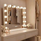 Zrkadlo LED HOLLYWOOD White  4