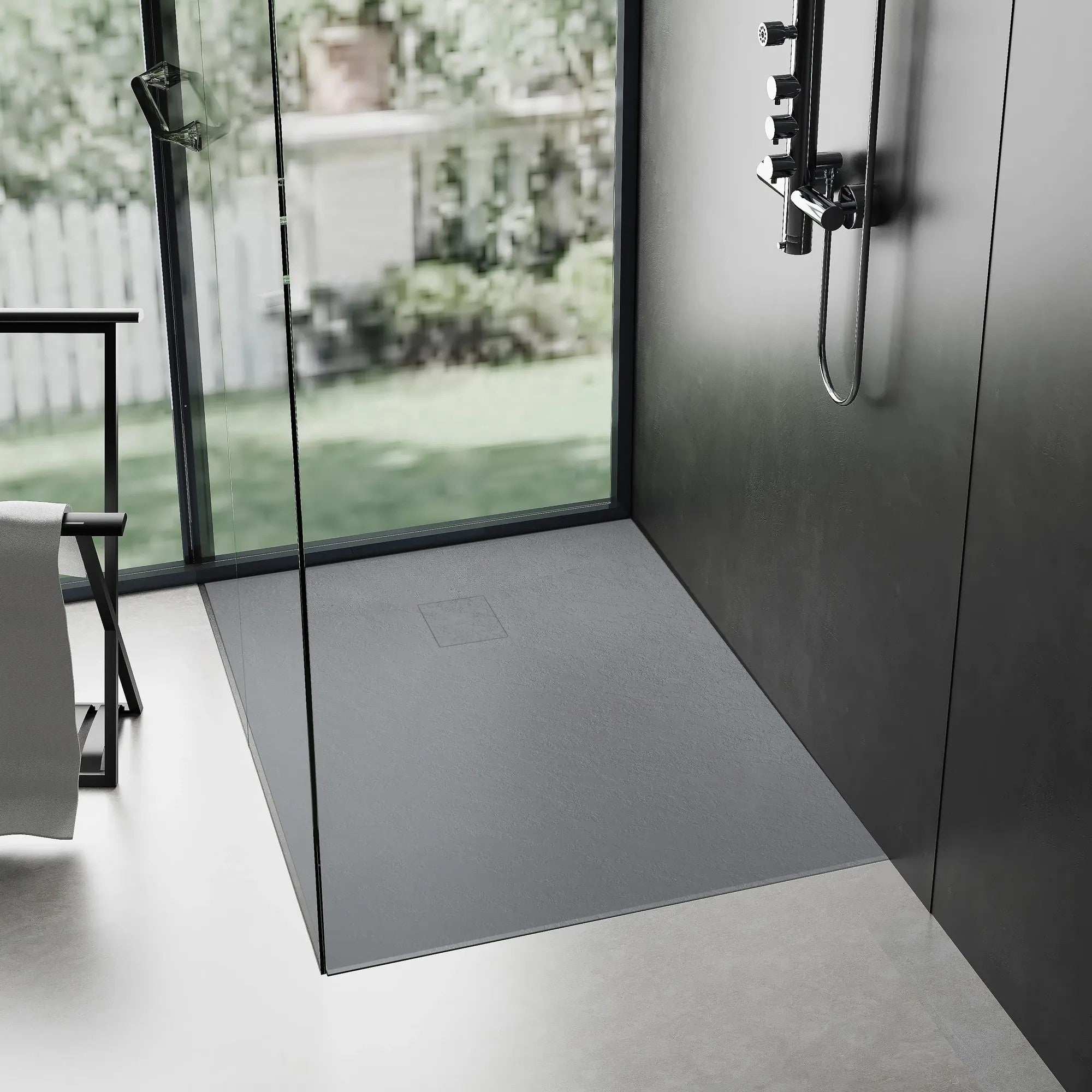 Sprchová vanička Magnum Grey  100x80  4