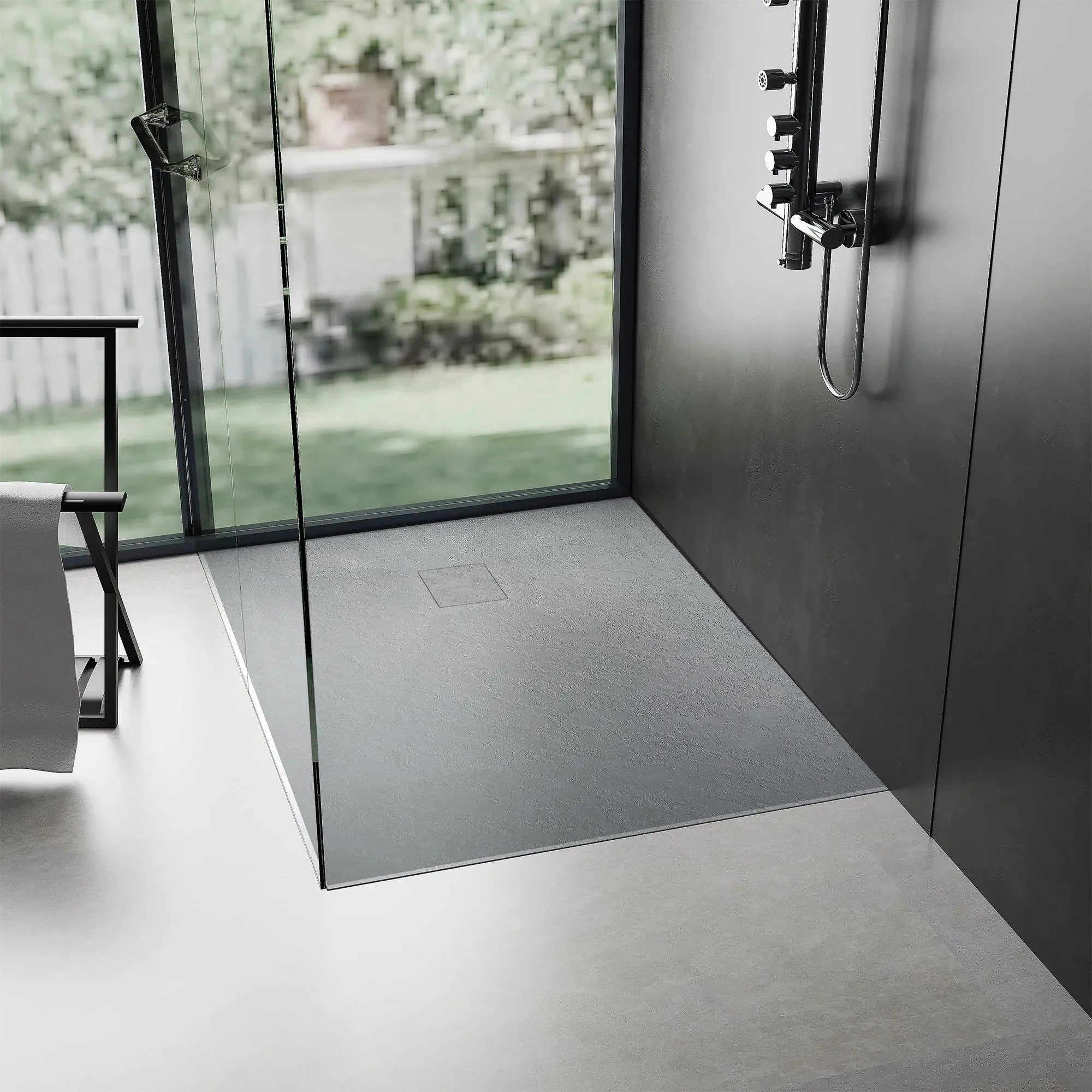 Sprchová vanička Magnum Grey 90x90  4