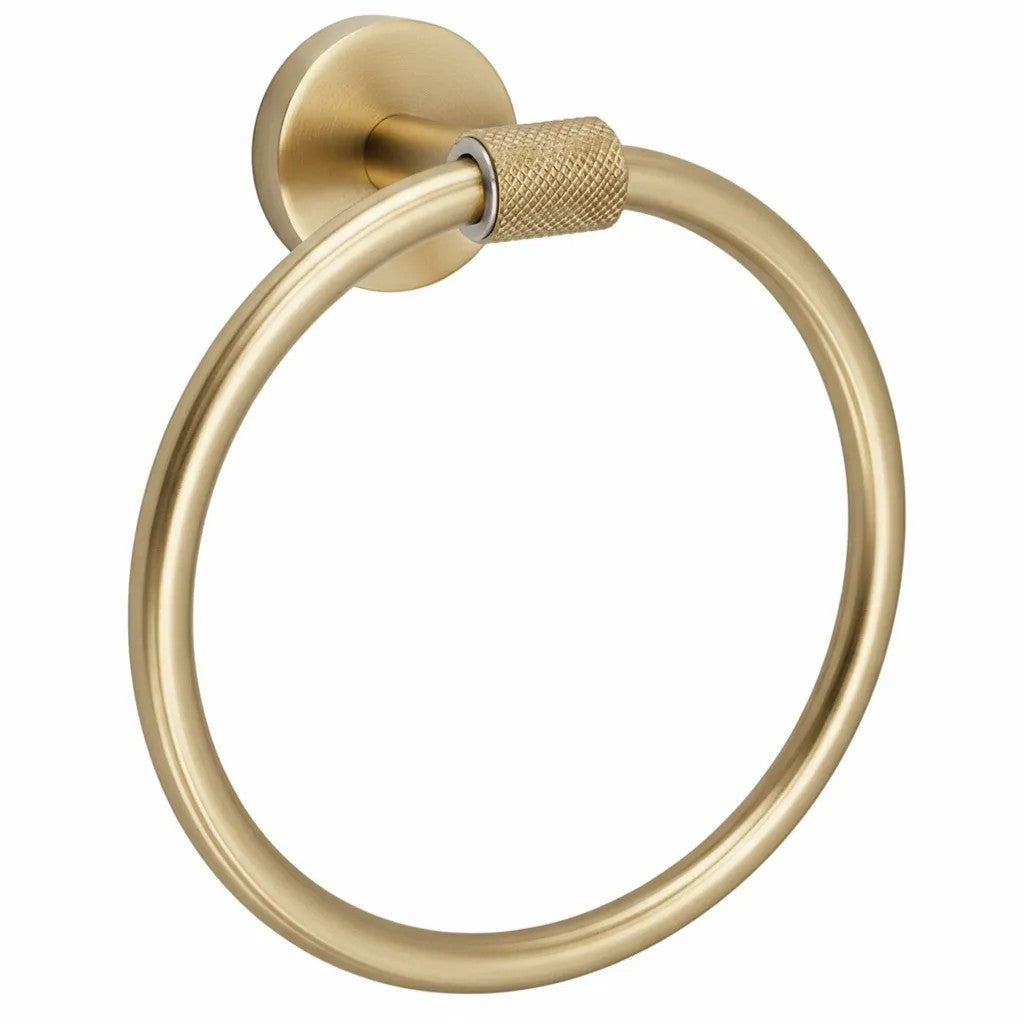Kúpeľňový vešiak Ring 5710 Galo Brush Gold  4