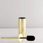 Kovový stojan na WC s kefou B106 BRUSH GOLD  4