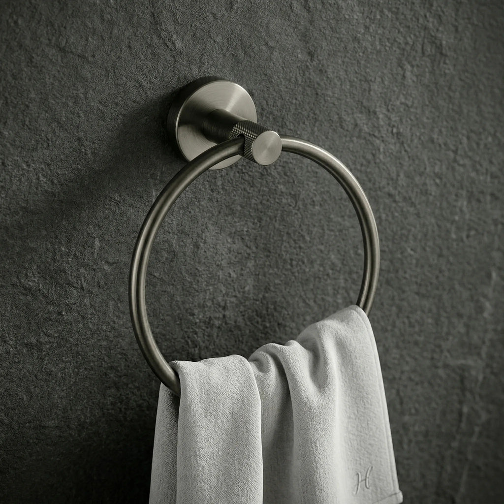 Kúpeľňový vešiak Ring 6610 Modern Titan  4