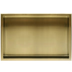 bathroom shelf 30x60 gold brush  4
