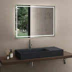 Umývadlo REA Archi 90 CM Grey MATT na dosku - konglomerát  4
