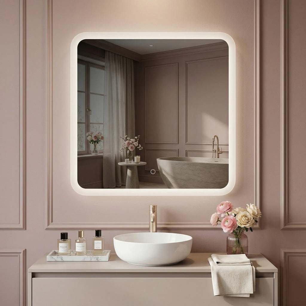 Zrkadlo LED 70x70cm TOP-2  4