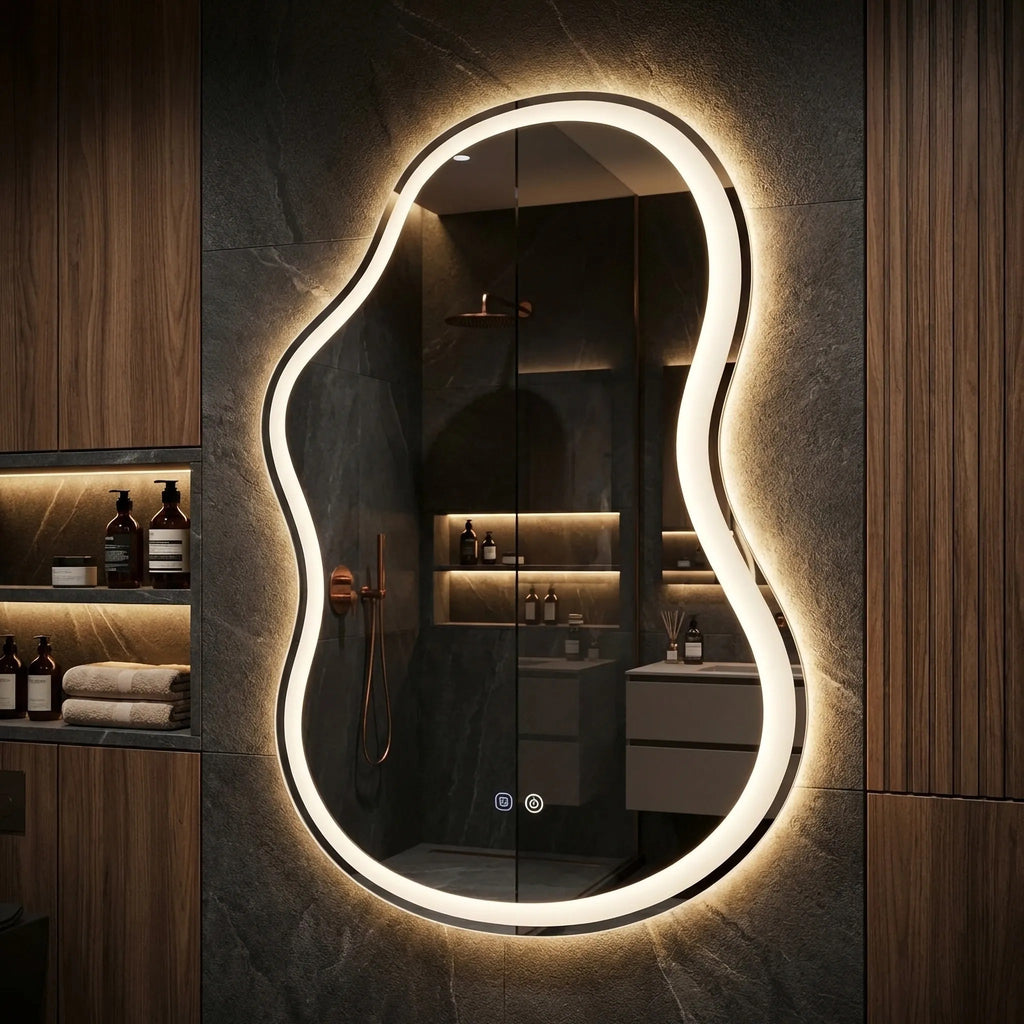 Zrkadlo LED UNO DOUBLE 80x55 cm  4