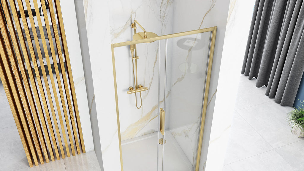 Sprchové dvere REA Rapid Slide 160 Gold Brush  4