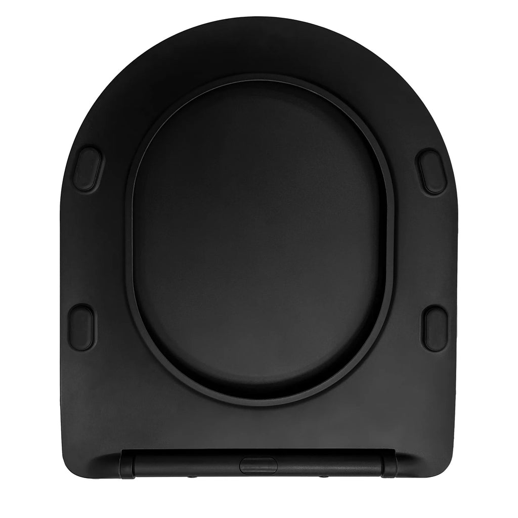Sedadlo WC CARLO FLAT UF BLACK MATT  4