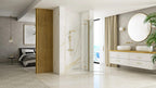 Sprchové dvere Rea Hugo 100 Gold Brush + profil  4