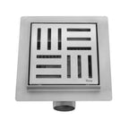 Odtokový žľab REA CROSS Nickel Brush 12x12  4