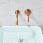 Podomietková umývadlová batéria REA LUNGO Long Copper Brush + BOX  4
