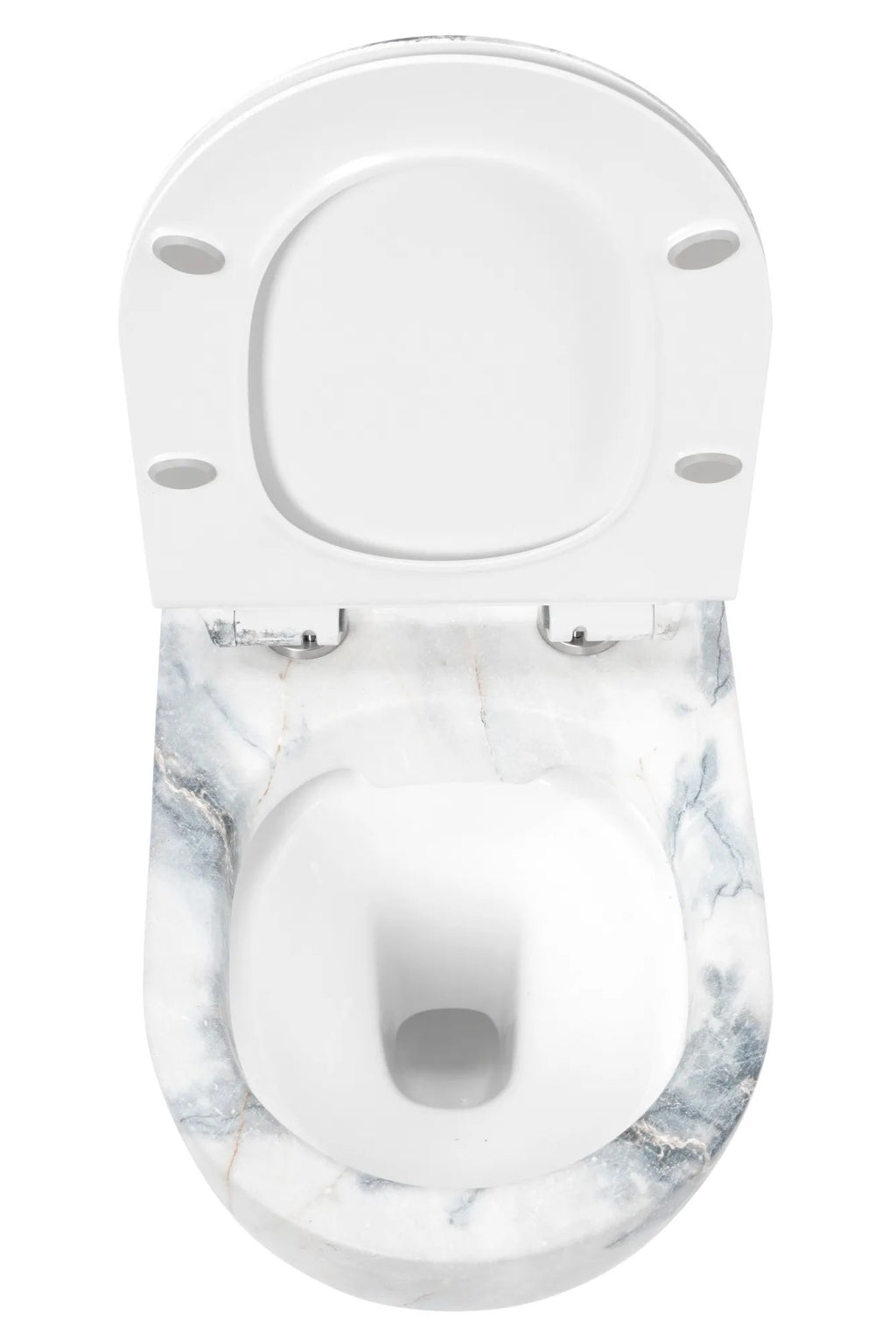 Závesná WC misa Rea Carlos Slim Rimless - matná žula  4