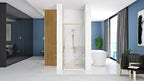 Sprchové dvere REA Rapid Slide 120 Gold Brush  4