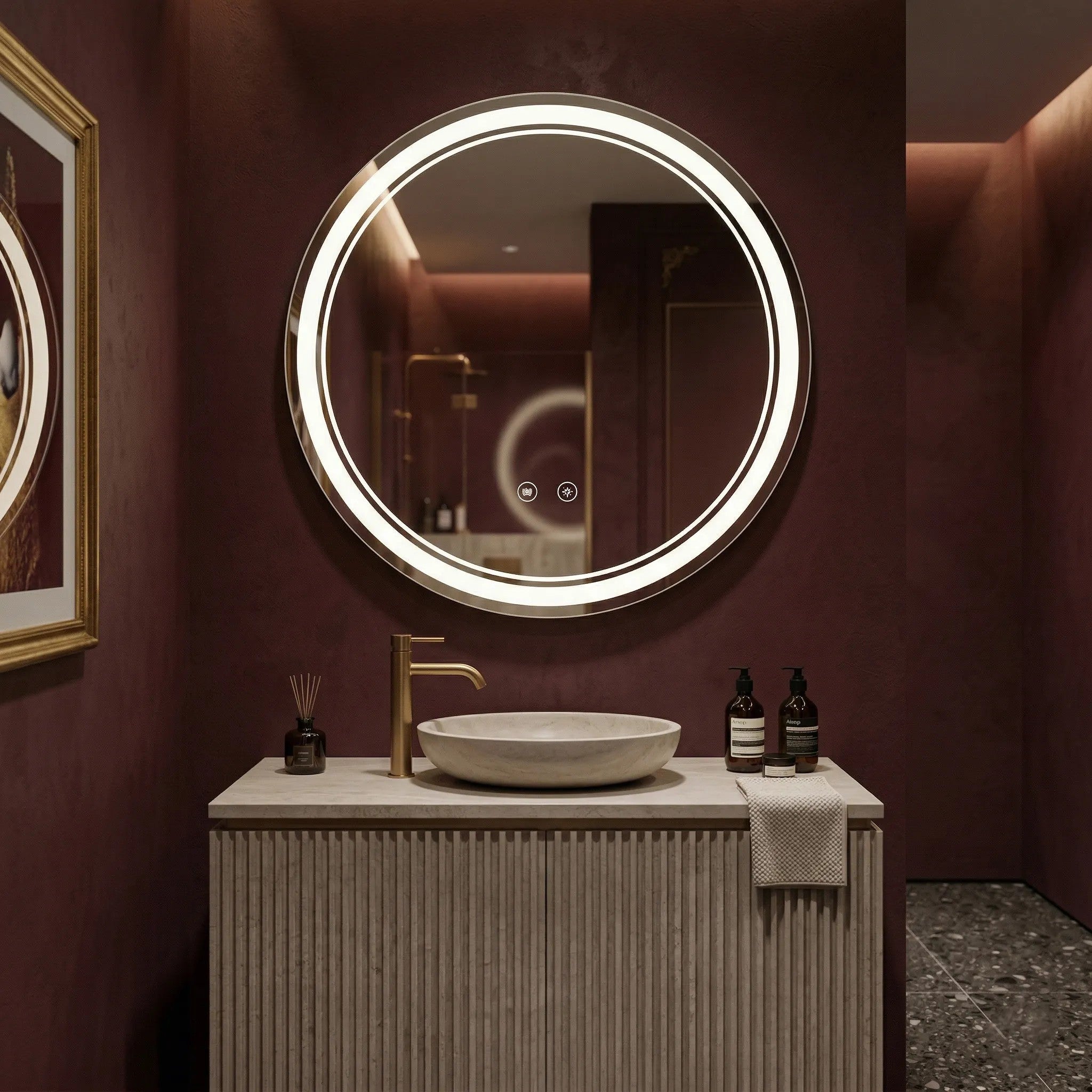 Zrkadlo LED SOFT 80  4
