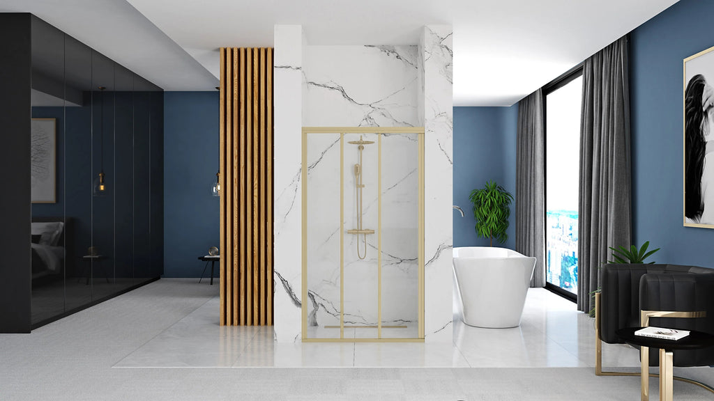 Sprchové dvere Rea Alex 120 Gold Brush  4