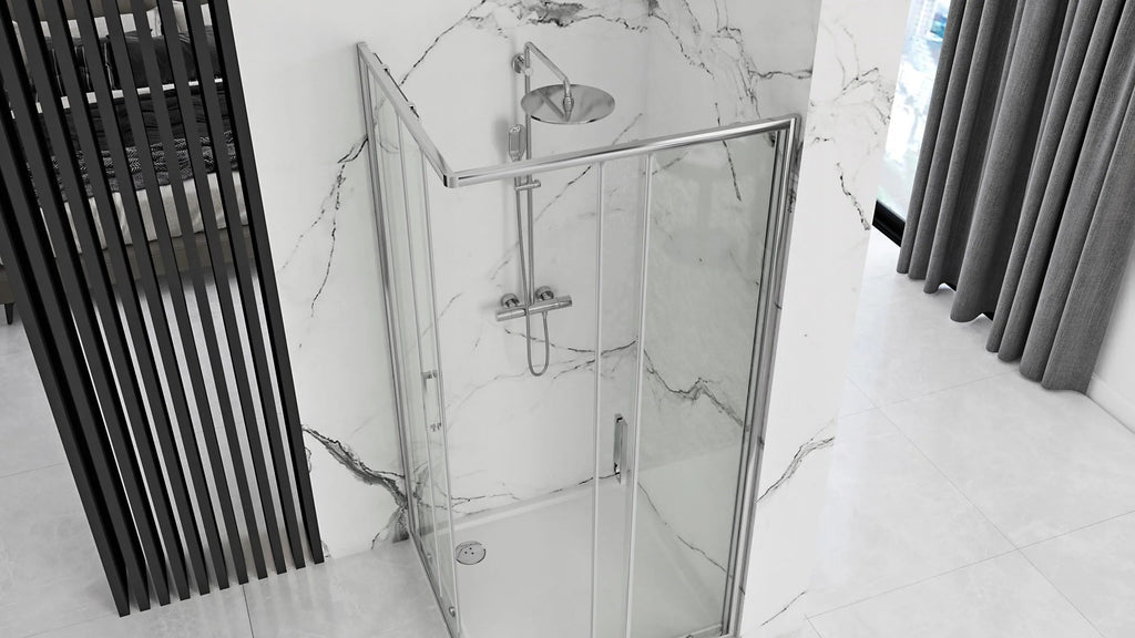 Sprchovací kút REA PUNTO 90x90 S detským bazénom Savoy black 4