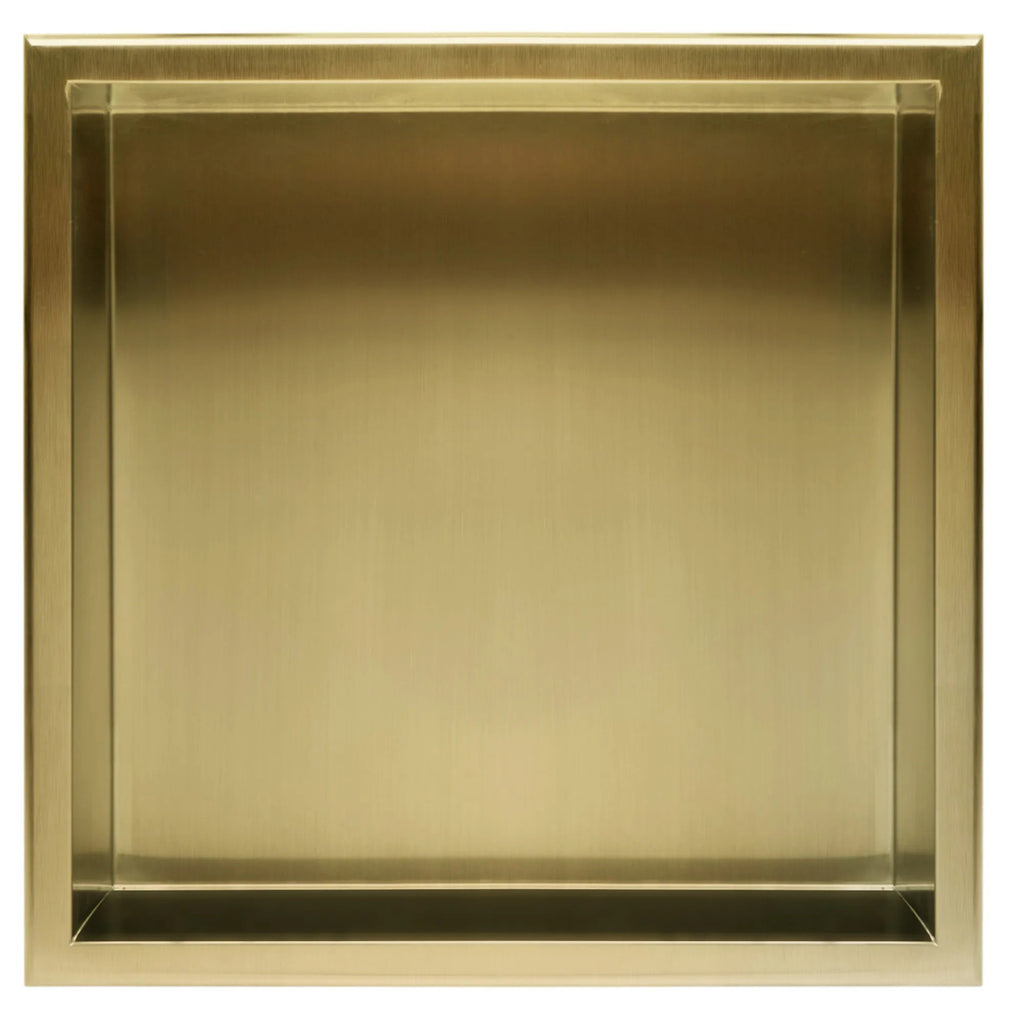 bathroom shelf 30x30 gold brush  4