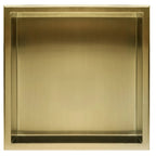 bathroom shelf 30x30 gold brush  4