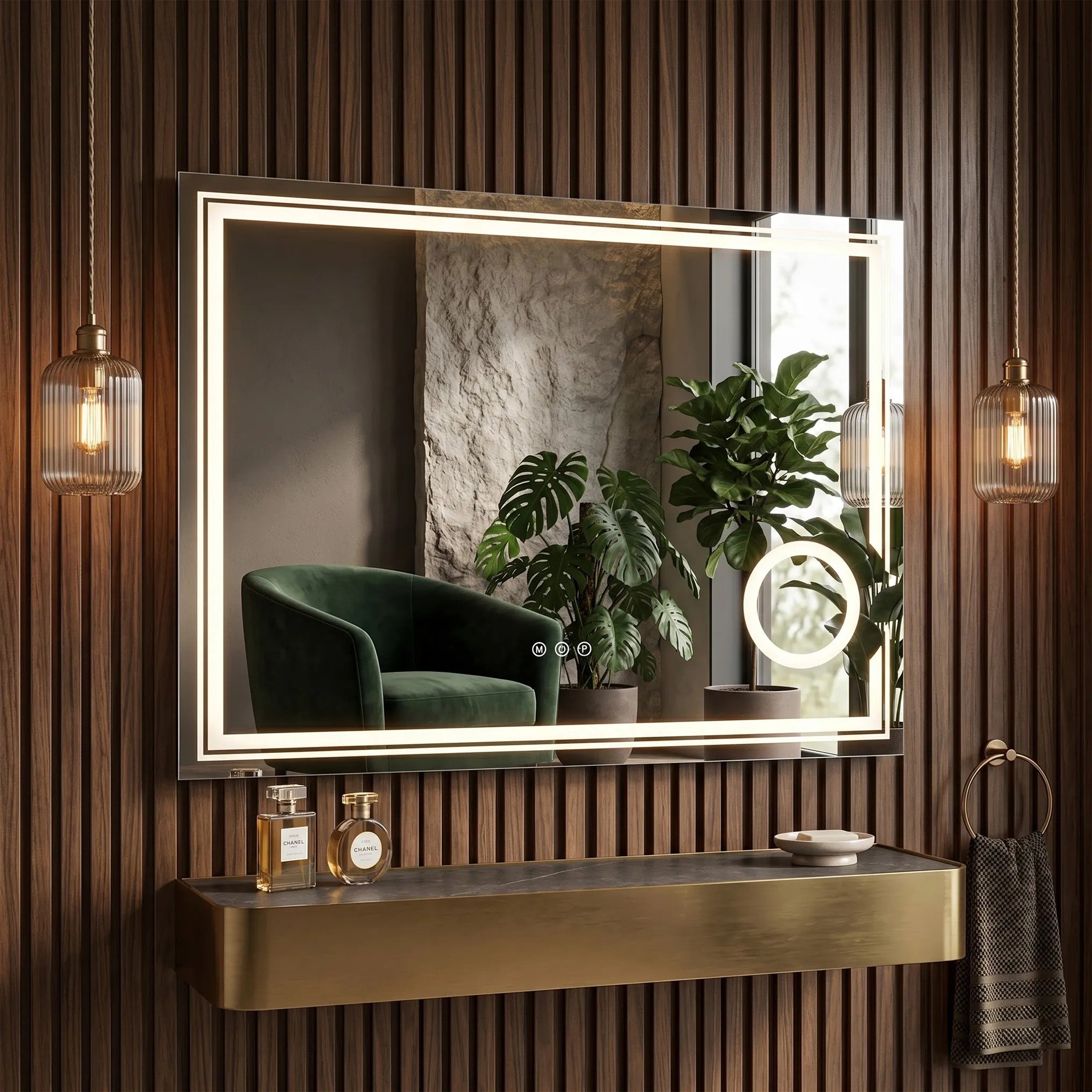 Zrkadlo LED 80x60cm HAVEN  4