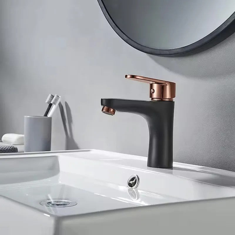Kúpeľňová batéria REA MILD Black Rose-Gold Low  4