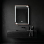 Zrkadlo LED ZONE 70x50  BRUSH  ROSE GOLD  4