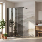 Sprchová zástena Rea Flexi Grey / Black 130  4
