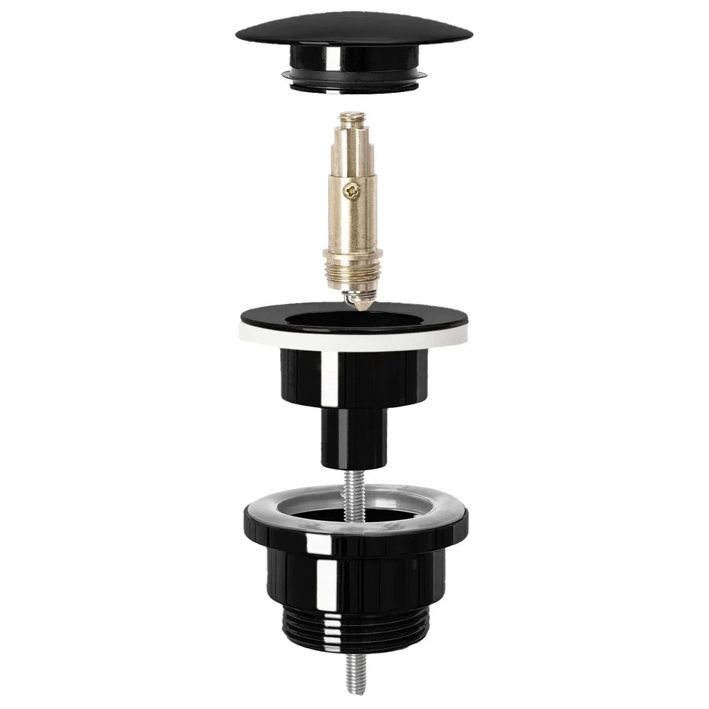 Univerzálny umývadlový výpust REA Click-clack - BLACK METALIC  4