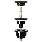 Univerzálny umývadlový výpust REA Click-clack - BLACK METALIC  4