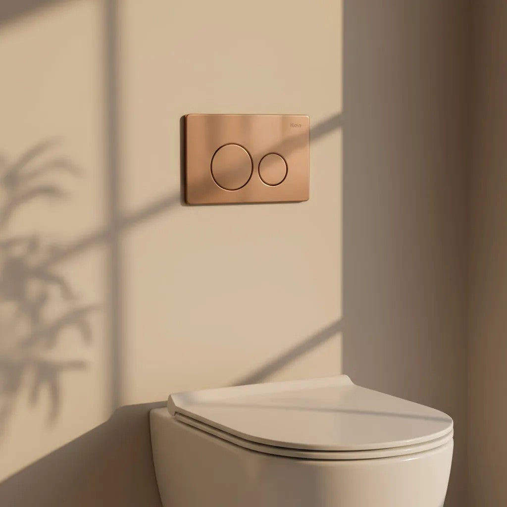 Ovládacie tlačidlo k podomietkovým systémom WC I K011A-Q Copper Brush  4