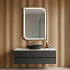 Zrkadlo LED ZONE 70X50 BRUSH GOLD  4