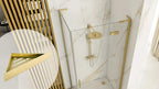Kúpeľňová polica SF07 gold brush  4