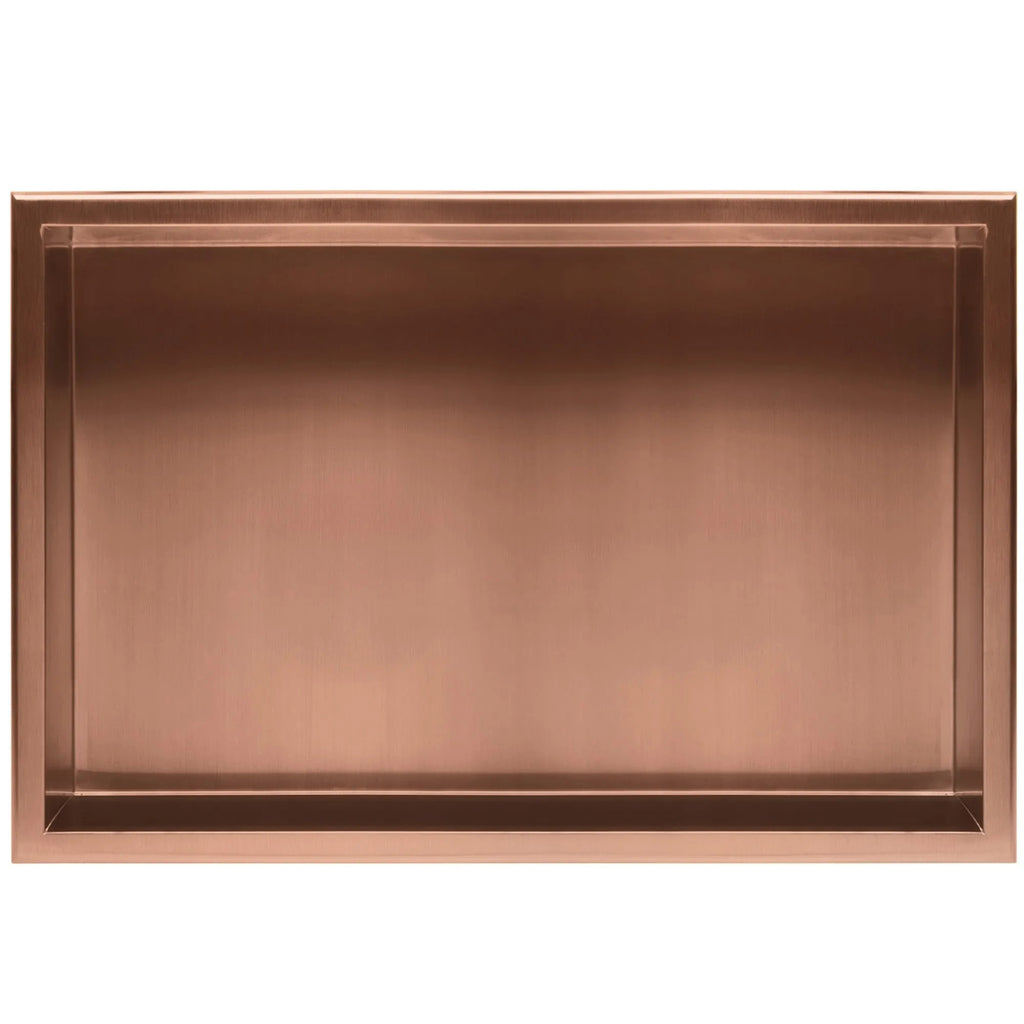Vstavaná kúpeľňová polica 30x60 brush copper  4