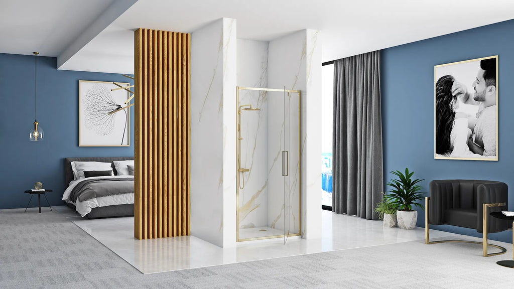 Sprchové dvere REA Rapid Swing Gold 100  4