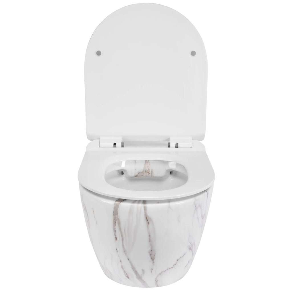 Závesná WC misa REA CARLOS Slim Rimless Aiax  4