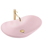 Umývadlo na dosku REA ROYAL Powder Pink Matt  4