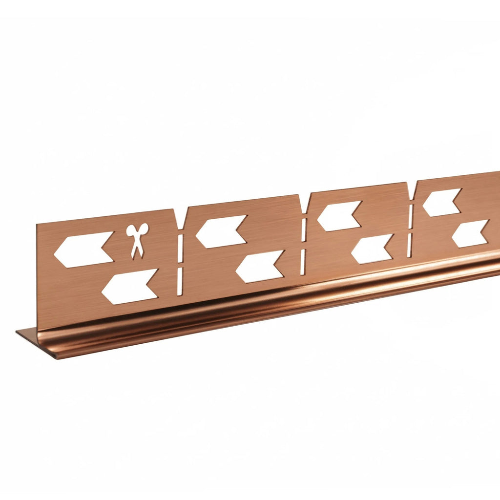 Spádová lišta sprchovej vaničky 100 cm Brush Copper právy 4