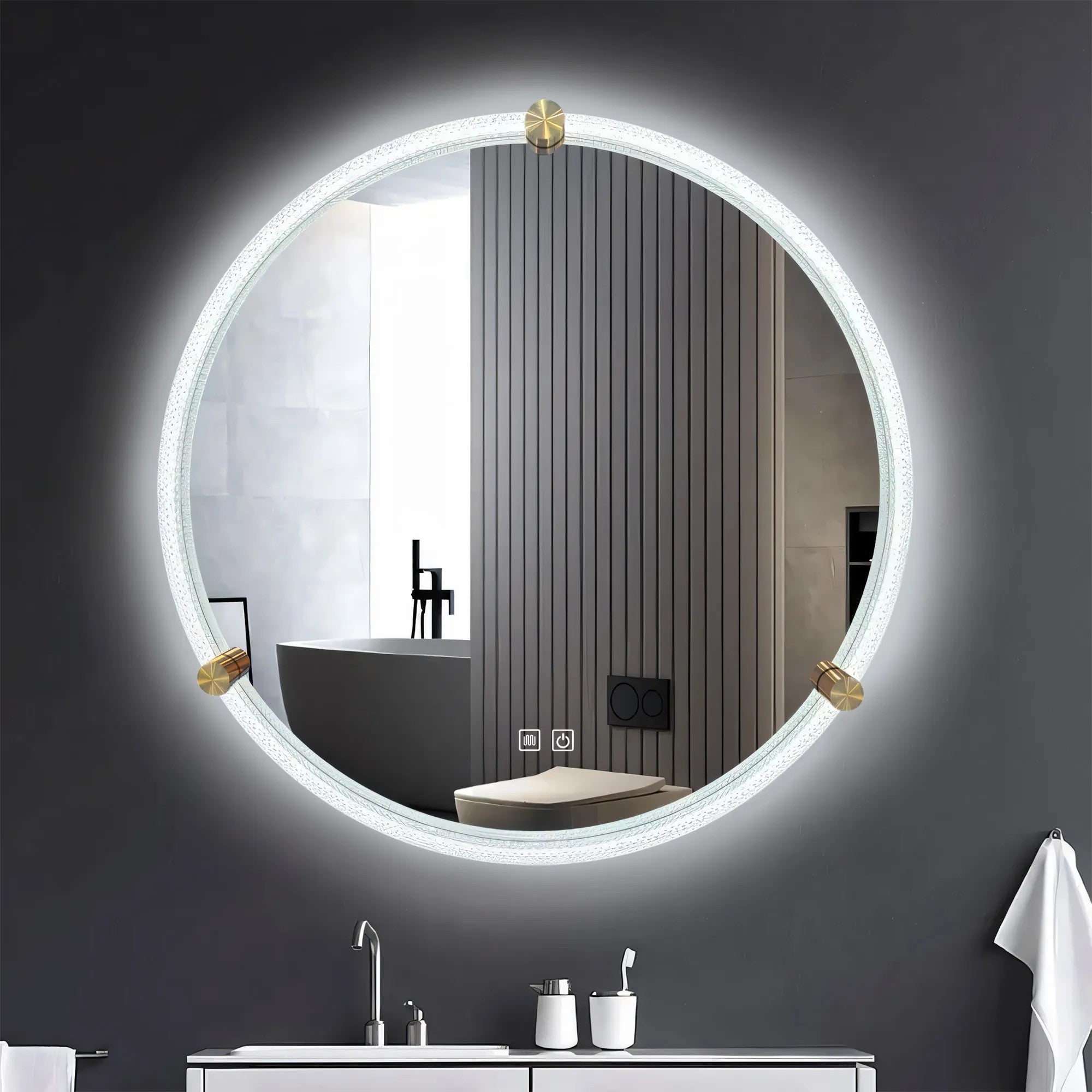Zrkadlo LED 60cm 106  4
