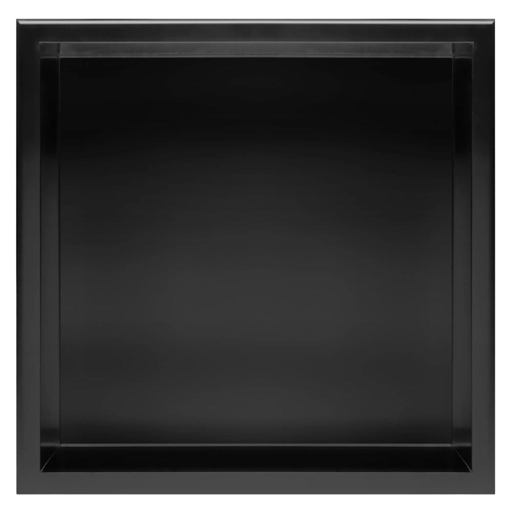 bathroom shelf 30x30 matte black  4