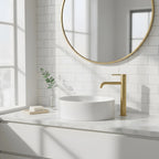 Umývadlová batéria REA SPOT Brush Gold High  4