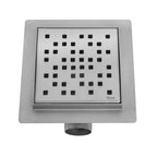 Odtokový žľab REA DOTS Nickel Brush 12x12  4